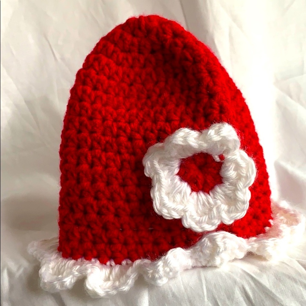 Baby girl crochet hat